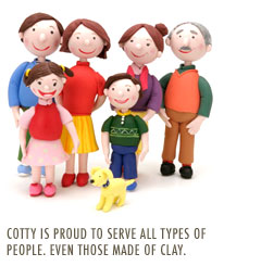 Cotty loves clients